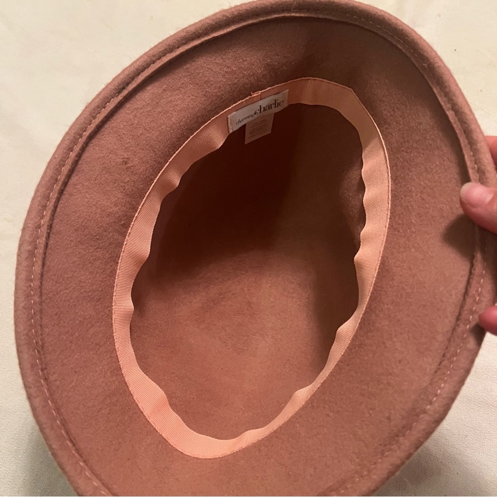 Elegant Pink Lace-Trimmed Women's Hat - Picture 8 of 10